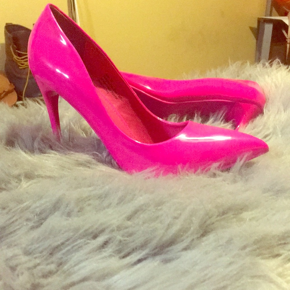 Hot Pink Pumps
